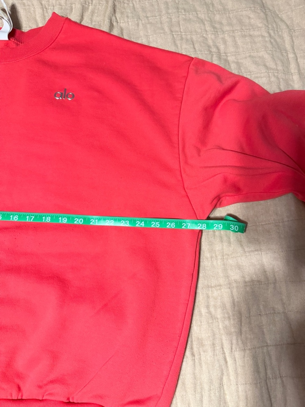 ALO Yoga Women's Accolade Crewneck in Candy Red - Picture 3 of 4